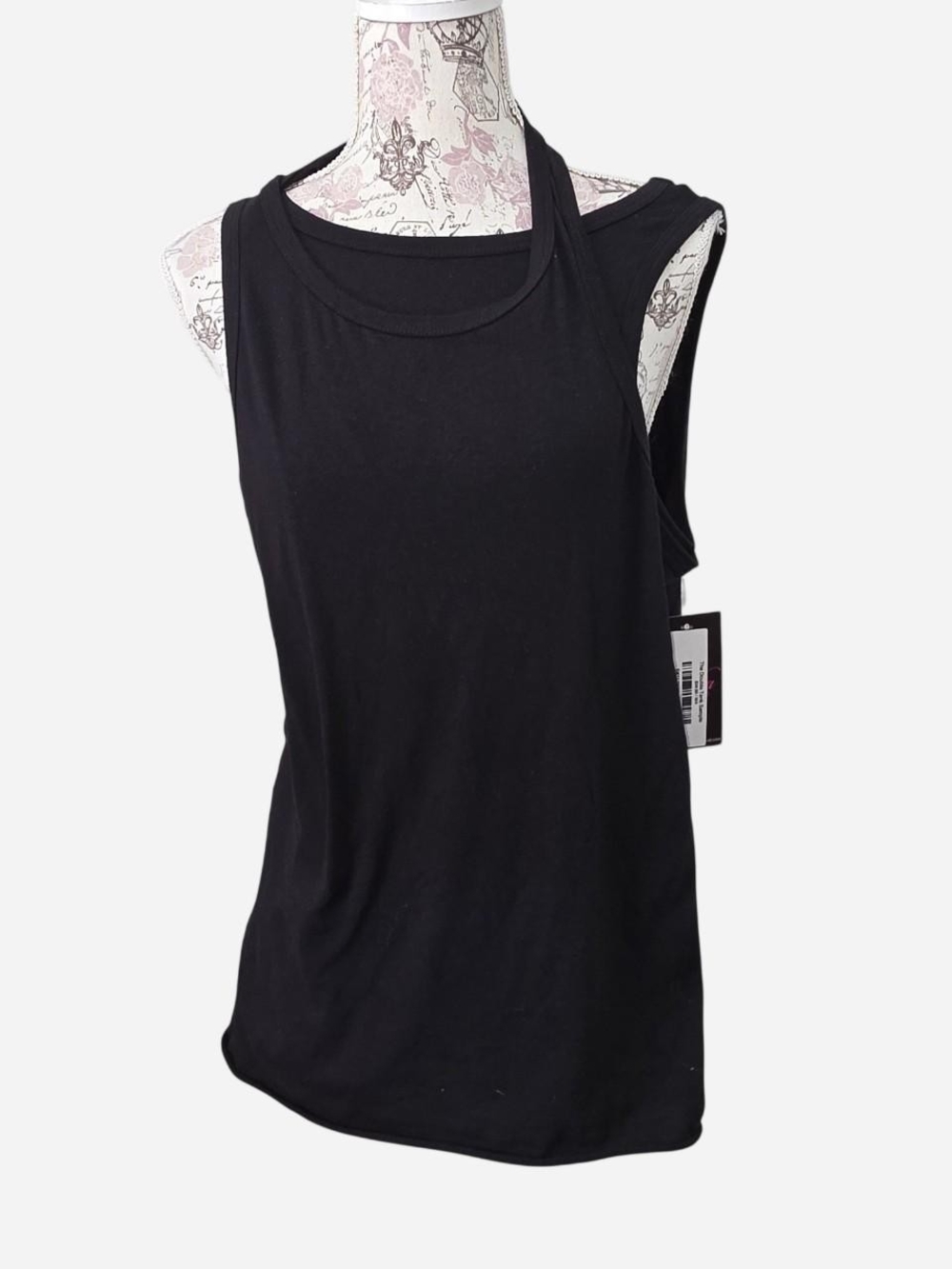 BiBi Black Sleeveless Tank Top